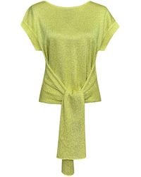 Perlavera - Perry Apple Knitted Tank Top With Belt - Lyst