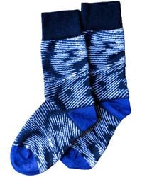 Essien & Emre - Pavo Pattern Wool Socks - Lyst