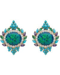 LÁTELITA London - Francesca Opal Stud Earrings - Lyst