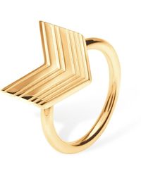 Lucy Quartermaine - Art Deco Arrow Ring - Lyst