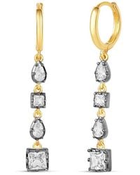 SHYMI - Multi Shape Hanging Earrings - Lyst