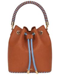 Saonara Brand - Bucket Bag Caramel Sky Leather - Lyst
