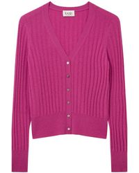 Loop Cashmere - Cashmere Wide Rib Cardigan - Lyst