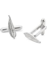 Mother Nature Jewelry - Leaf Cufflinks, Suit Accessories - Lyst