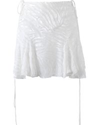 SVETA Milano - Mary Velvet Mini Skirt - Lyst