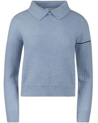 Lou&Up (Formerly Loup Clothing) - Collar Knit Sweater Powder - Lyst