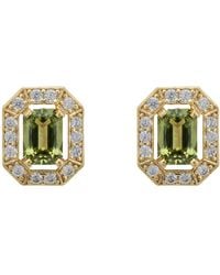 LÁTELITA London - Whistledown Gemstone Stud Earrings Peridot - Lyst