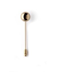 Kasun Orb Lapel Pin Gold - Metallic