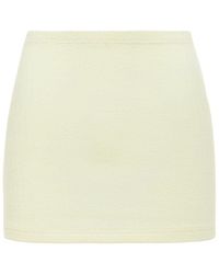 Montce - Buttercream Rib Micro Skirt - Lyst