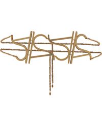 ANTONINIAS - As Signature Logo Belt & Necklace Set - Lyst