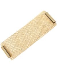 Lavish by Tricia Milaneze - All Mesh Wide Handmade Bracelet - Lyst
