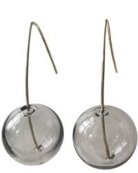 Laura Daili - Rainy Summer Sky Glass Earrings - Lyst