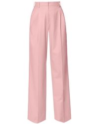 AGGI - Gwen Rosewater High Waisted Wide Trousers - Lyst