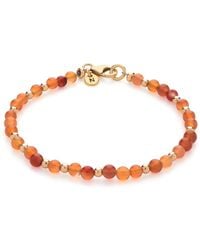 Nellou Jewellery - Jewel Bead July Birthstone Bracelet Plated Sterling - Lyst