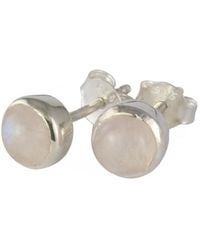 The Jewellery Store London - June Birthstone Earrings Studs – Moonstone - Lyst