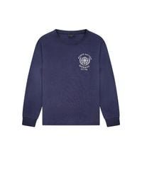 Rave on Trend - Nautical Embroidered Long Sleeve - Lyst