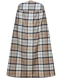 NUMBAT - Rosamund Tartan Wool Skirt - Lyst