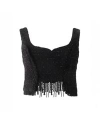 Solgo Atelier - Tia Sleeveless Crop Top - Lyst