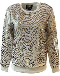 Any Old Iron - Golden Tiger Reversible Sequin Sweatshirt - Lyst
