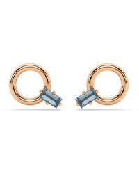 Onia - Aquamarine Donut Studs - Lyst