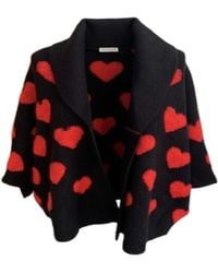 Saachi - Heart Ribbed Knit & Cardigan - Lyst