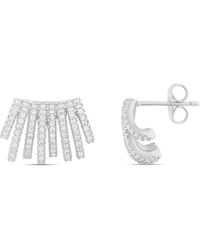 SHYMI - Pave Caged Huggies - Lyst