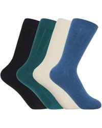 Peper Harow - Made in England - Four Pairs Cashmere Socks Bundle – Cream - Lyst