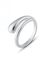 Spero London - Signature Sterling Stacking Snake Ring - Lyst