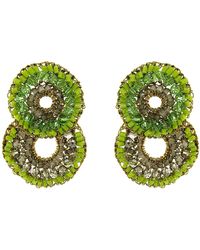 Lavish by Tricia Milaneze - Neon Mix Gush Small Handmade Crochet Earrings - Lyst