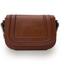 Apatchy London - The Mimi Midi Tan Leather Bag - Lyst