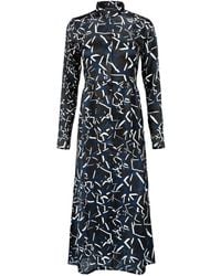 Boutique Kaotique - Long Silk Star Dress - Lyst