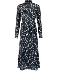 Boutique Kaotique - Long Silk Star Dress - Lyst