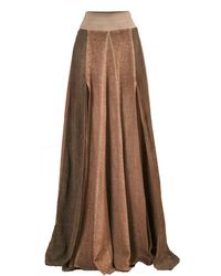 Zhenabia - Zhe Skirt Boho High Slit Maxi Skirt - Lyst