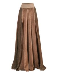 Zhenabia - Zhe Skirt Boho High Slit Maxi Skirt - Lyst