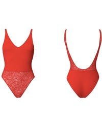 Bott Lingerie - Soft Lace Bodysuit La First - Lyst