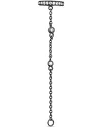 SALLY SKOUFIS - Edge Chain Ear Cuff With Made Diamonds - Lyst