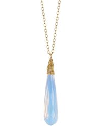 Katy Faye - Neutrals Daria Opalite Necklace - Lyst