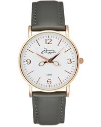 Bermuda Watch Company - Annie Apple Alore Rose/ Leather Hairdresser Scissor Hands Watch - Lyst