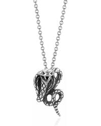 Unaloe - Sterling Pendant Serpent Necklace – Romantic Artisanal Style – Jewellery For - Lyst
