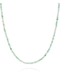 Nellou Jewellery - Chrysoprase May Birthstone Orbit Necklace - Lyst