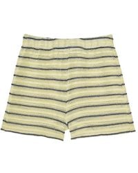Thisisu Collection - Solea Striped Knit Beachwear Shorts - Lyst
