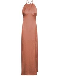 Audrey Vallens - Miss Av Satin Dress - Lyst