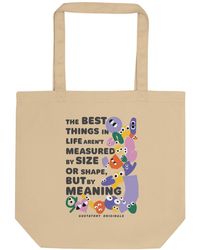 Anchor and Crew - Neutrals Neutral Gustatory Originals Shapes & Sizes Recycled Cotton Tote Bag - Lyst