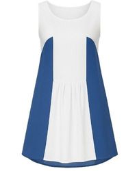 Conquista - A-Line Panelled Mini Dress - Lyst