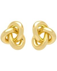 Potoska - Seva Midi Face On Stud Earrings - Lyst