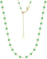 KAMARIA - Enamel Beaded Chain Necklace - Lyst