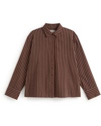 Thinking Mu - Manuela O-Hara Striped Blouse - Lyst