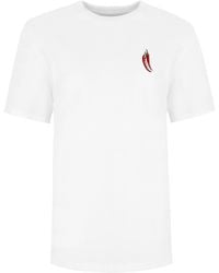 INGMARSON - Chilli Embroidered Organic Cotton T-Shirt - Lyst