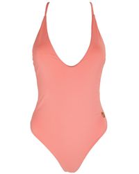 Ak Royalty Resortwear - Neutrals Laguna One Piece Swimsuit Peach - Lyst