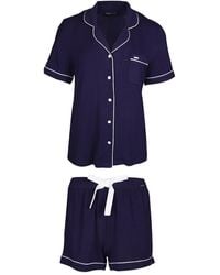 Pretty You London - Bamboo Shirt Short Set - Lyst